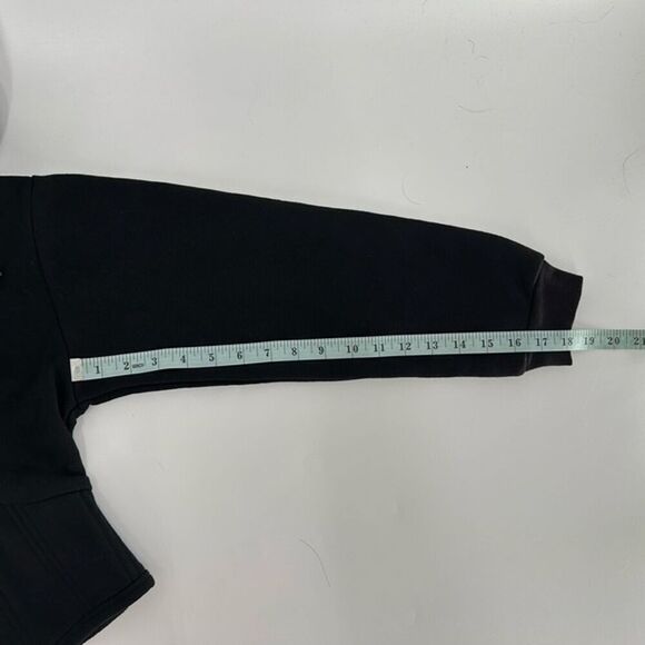 Forever 21 Embroidered "Westcoast" Corset Bottom Hoodie NWT Black Small - Picture 9 of 10